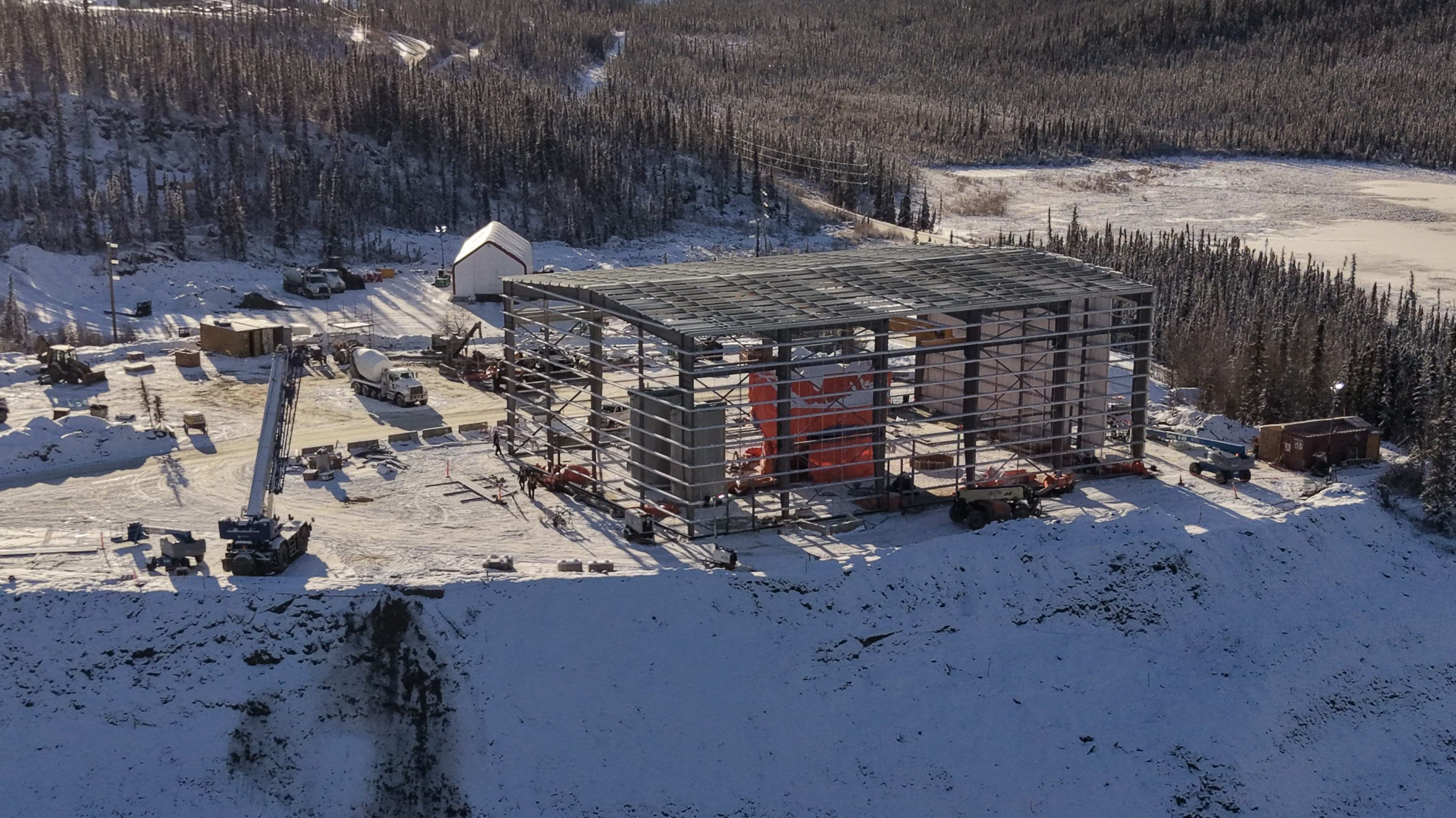 Construction progress aerial documentation